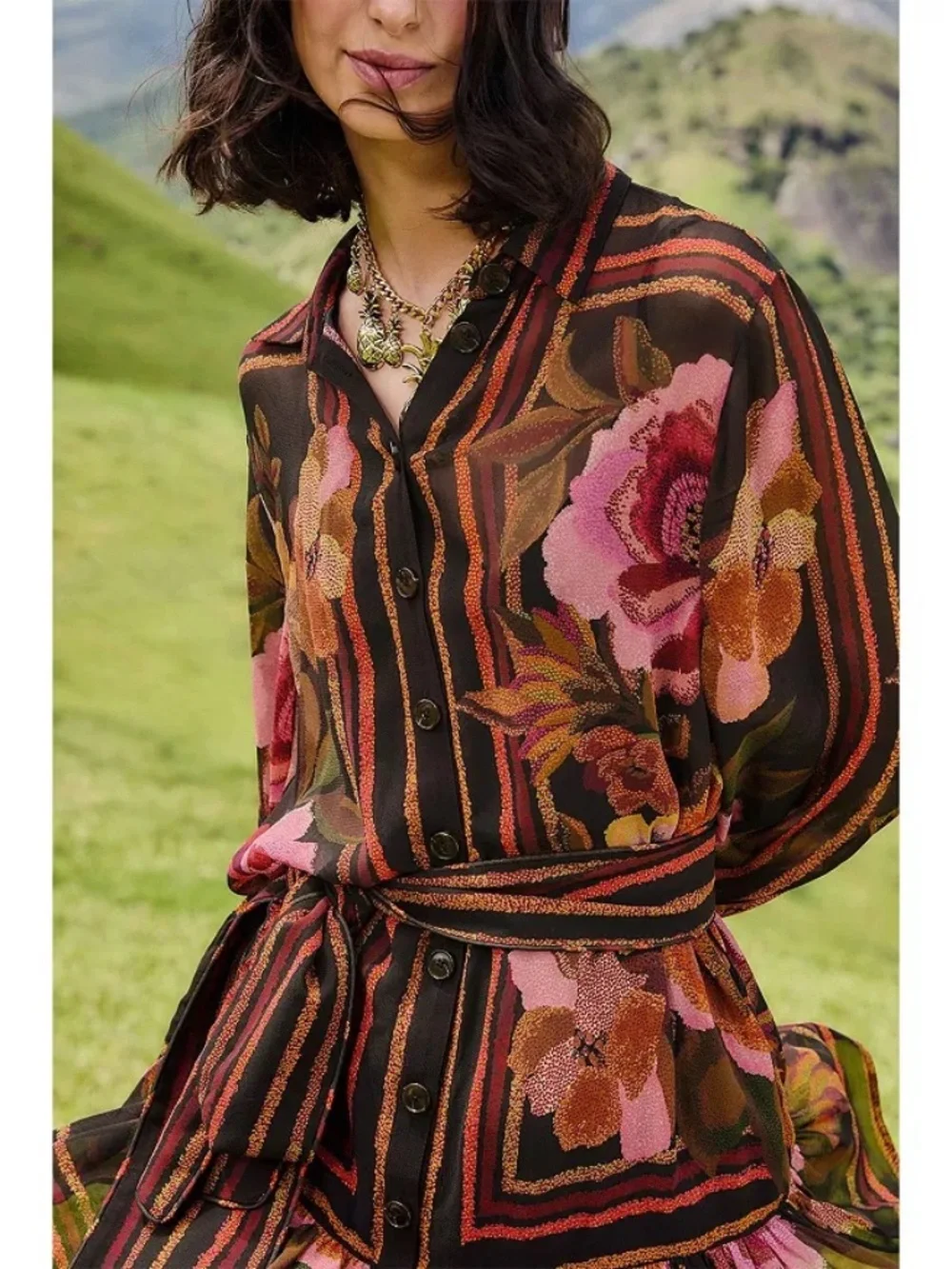 FARM Rio Mini Shirt Dress - Picture 3 of 3